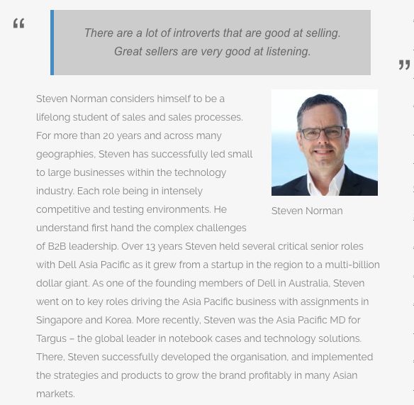 Feature Interview on School for Startups: Future Proof Sales Strategy